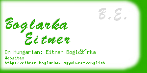 boglarka eitner business card